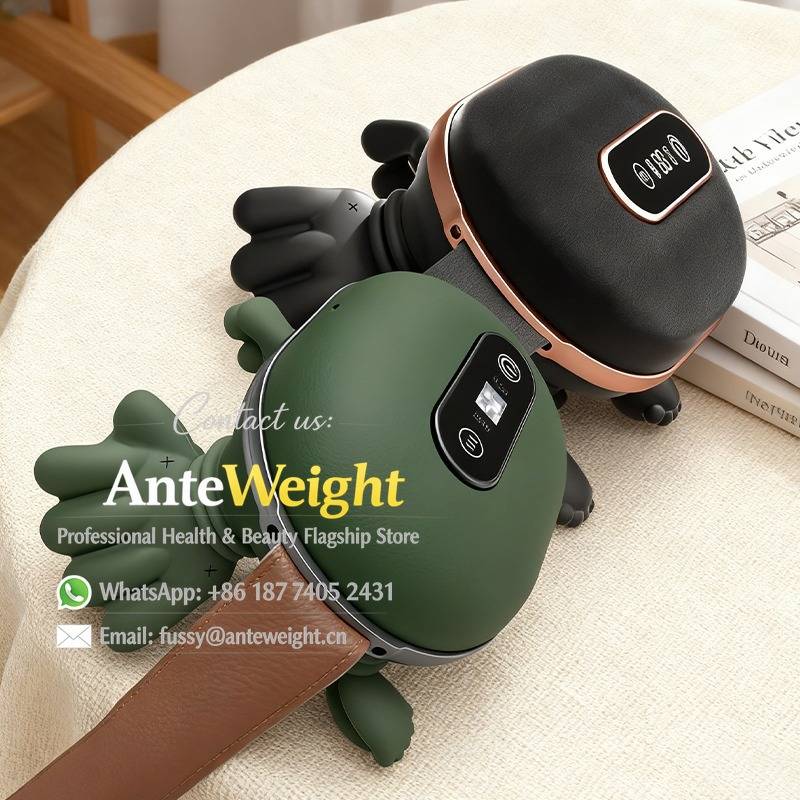 Wireless Neck Shoulder Massager with Heat 4D Shiatsu Deep Tissue Kneading Massage for Cervical Trapezius Back Body Pain Relief