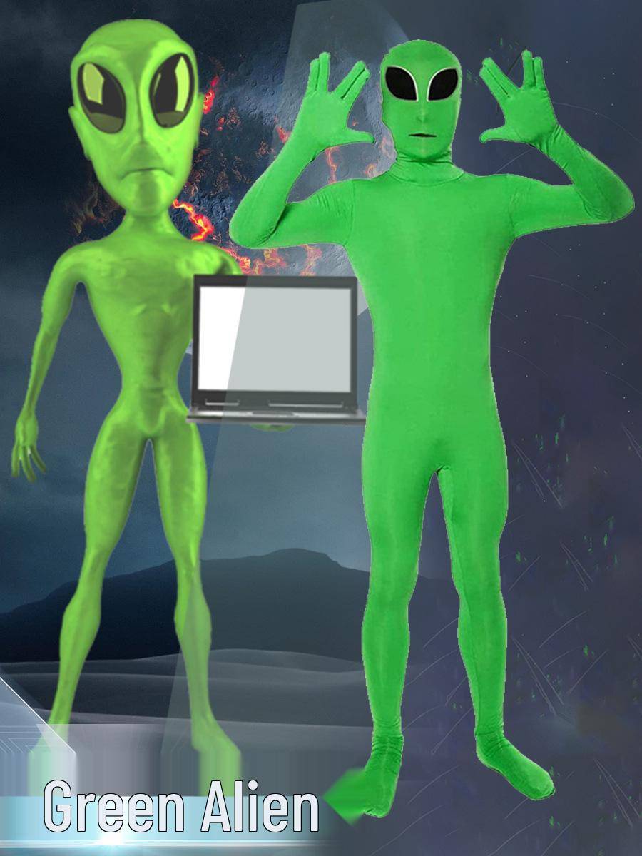 ET Alien Bodysuit Kostym för Halloween och Rollspel cm