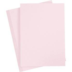 Slät Cardstock - A4 - Pastellgul - 10st - 210g