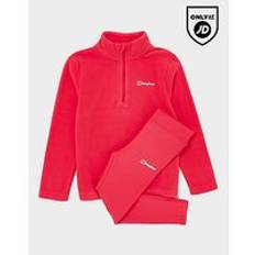 Berghaus Girls' Fall Fleece Set Children, Red - 3-4Y