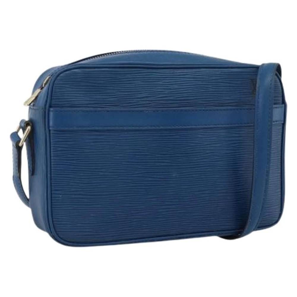 Louis Vuitton Vintage Pre-owned Vintage Epi Leather Skuldertaske - Vintage - Dame - Blå - ONE SIZE - Uld