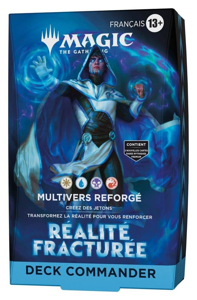 Magic the Gathering Réalité fracturée Commander Deck Multiverse Reforged Assortment (4) french