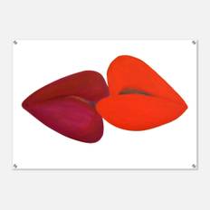 Acrylic Print 70x50cm (Imperial)  | Kissing Heart Muse - Embrace of Love
