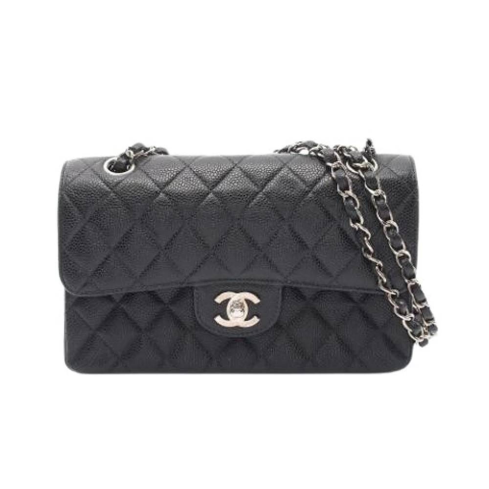 Chanel Vintage Pre-owned Vintage Skuldertaske - Vintage - Dame - Sort - ONE SIZE - Uld