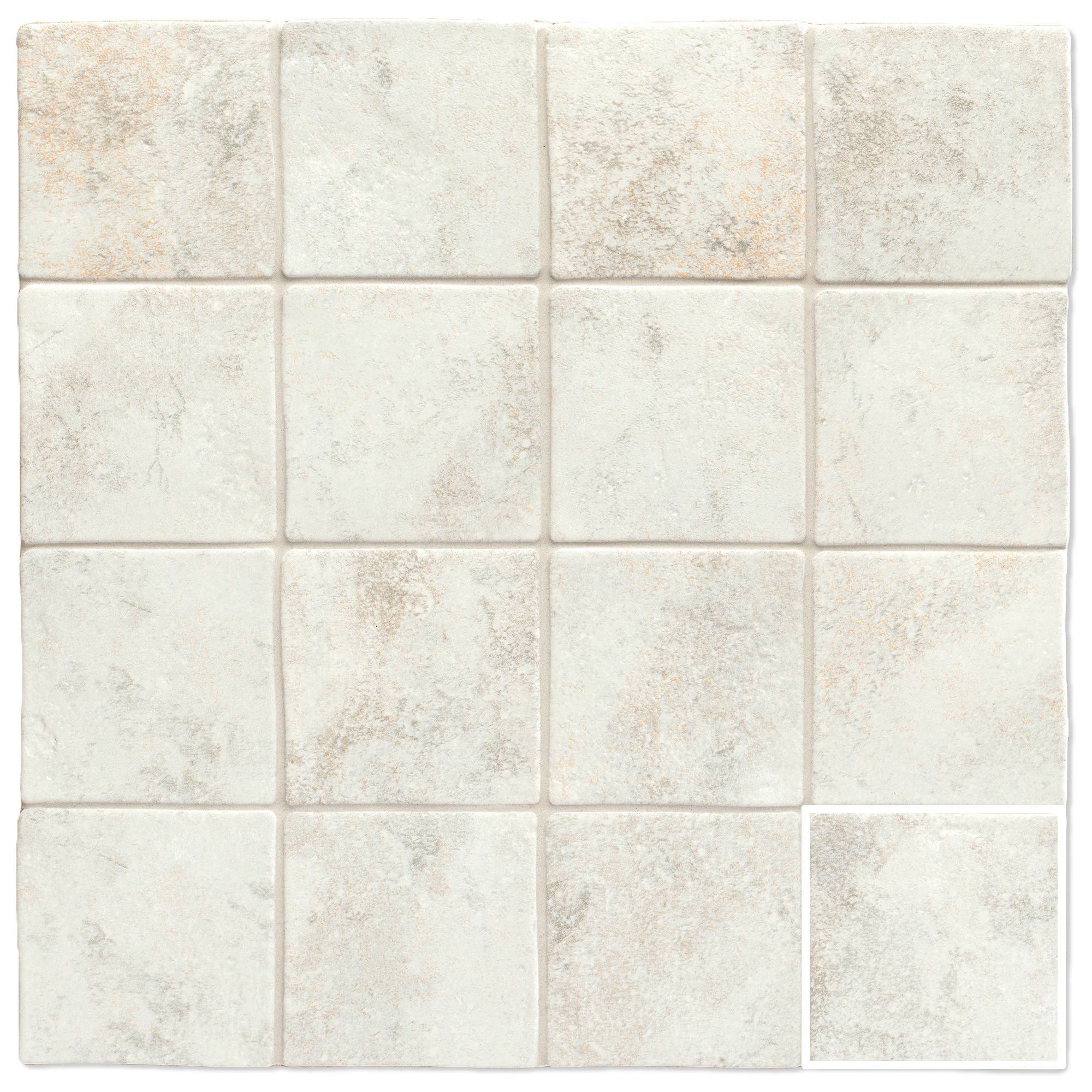 Natucer Klinker Petra White Matt 12x12 cm