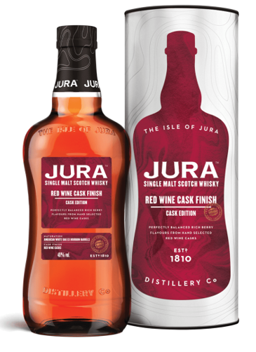 Isle Of Jura Red Wine Cask Finish Single Malt Whisky 70 cl.- 40% | 70 cl.