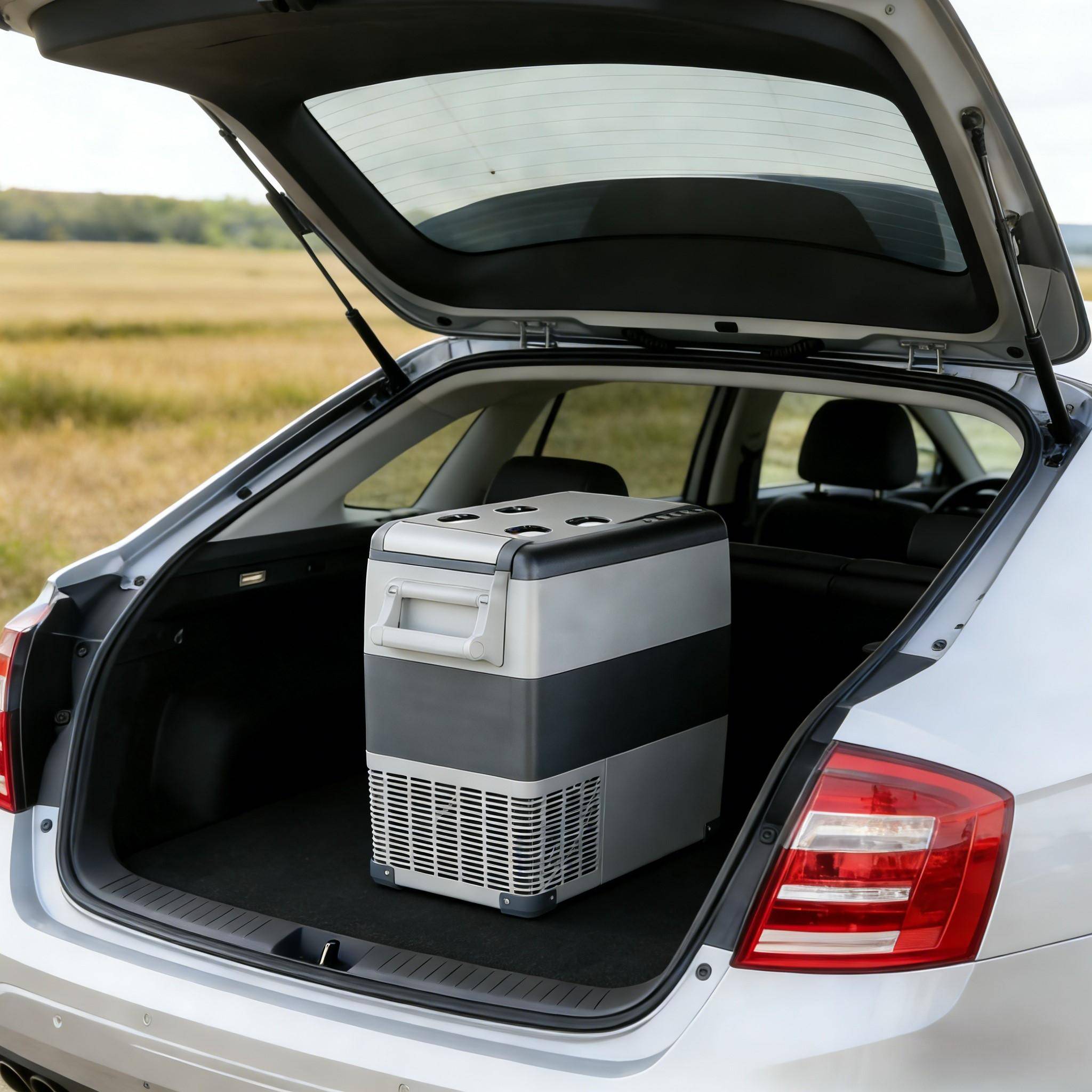 15L-55L Bärbar Kompressor Kyl/Frys, Minikylare för Utomhuscamping BBQ Picknick, Bilfordons Kylskåp för Resa Road Trip