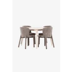 Venture Home - Spisebord Flora med Astoria-stol - Brun