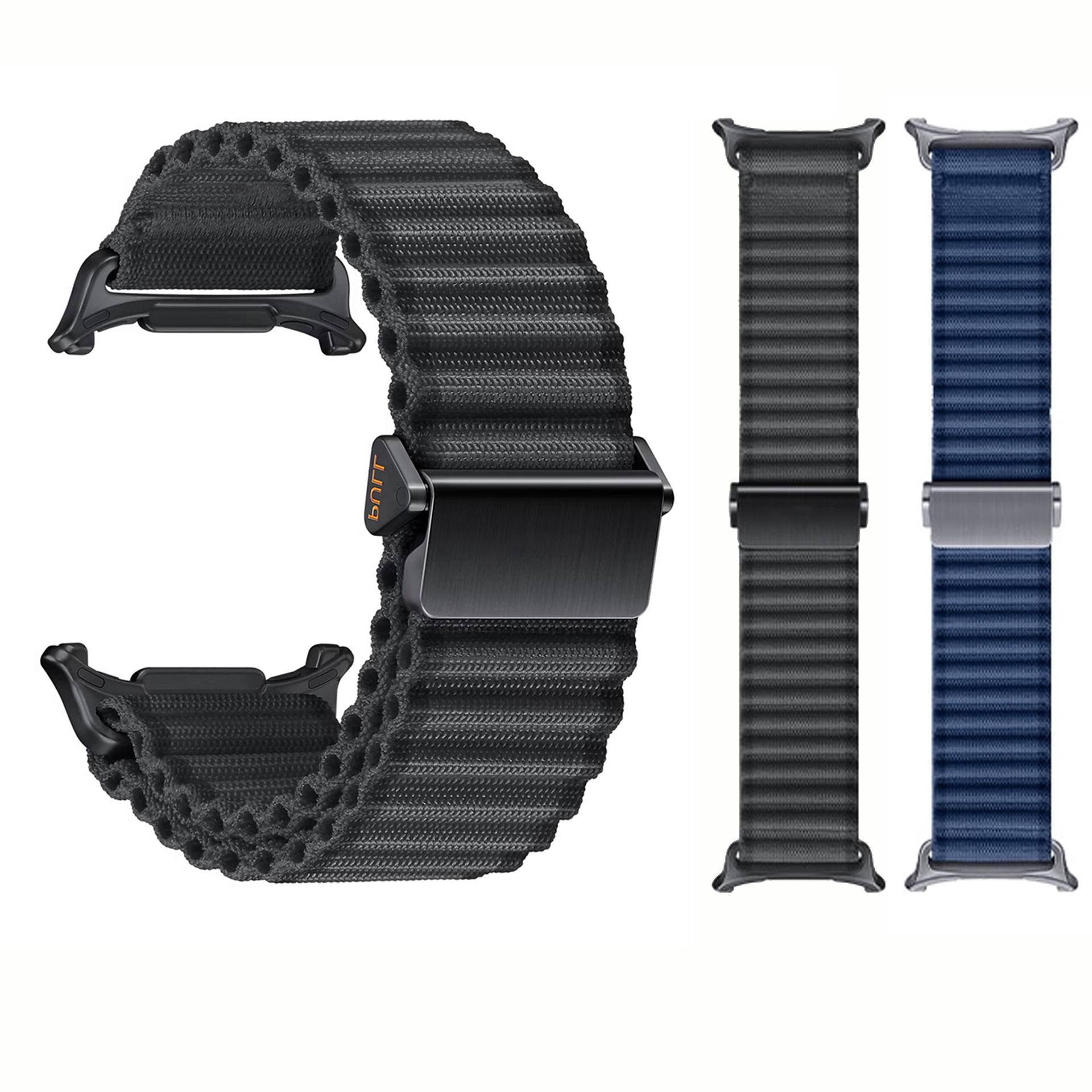 Alpine Loop-band för Samsung Galaxy Watch Ultra 2 Rem 47 mm Tillbehör Original 1:1 Nylonarmband Correa Galaxy Watch Ultra gray