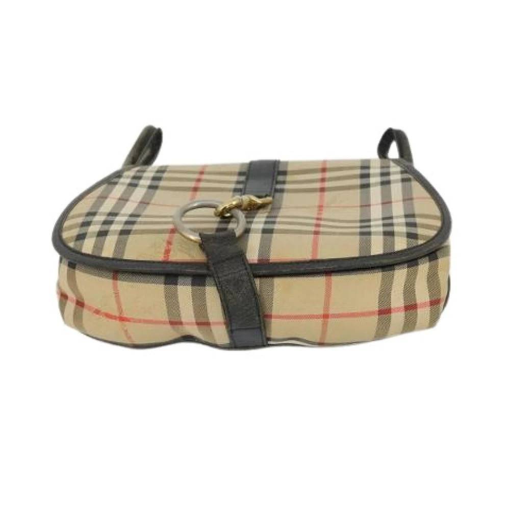 Burberry Vintage Pre-owned Canvas Skuldertaske - Vintage - Dame - Flerfarvet - ONE SIZE - Uld