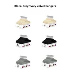 Velvet Clothes Hanger 10pcs, Non-slip Hanger, Heavy Duty Hanger for Coats, High Quality Tight Fit Hanger, Space Saving, Suitable for Wardrobe elfben
