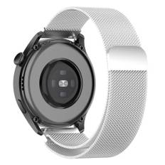 Samsung Galaxy Watch/Gear S3 Frontier/Classic Milanesisk urrem - Sølv
