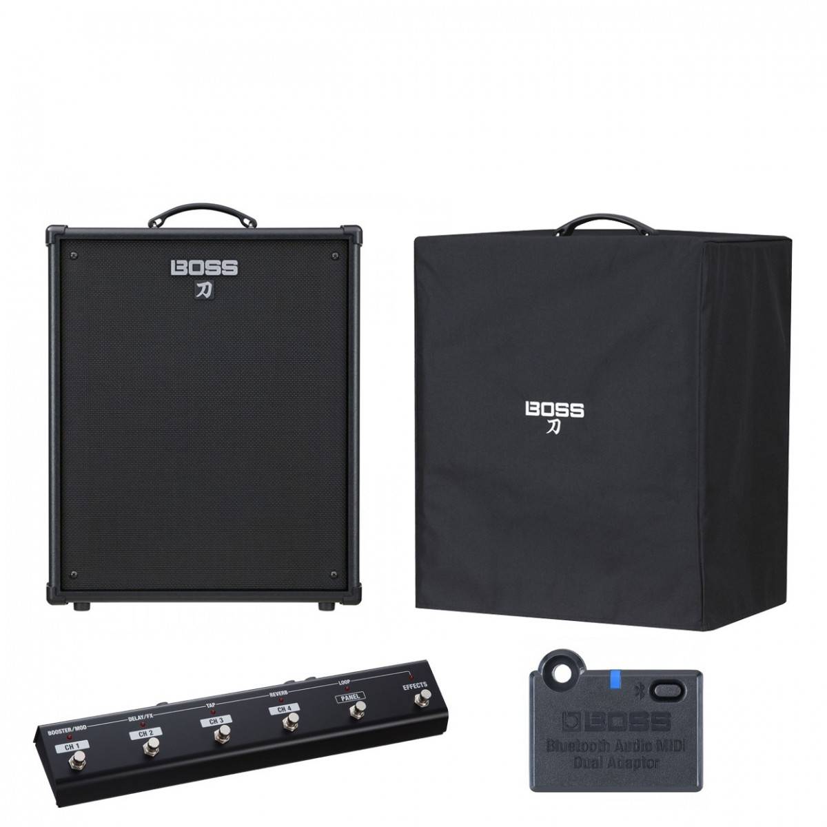Boss Katana-210 Basförstärkare Komplett Paket