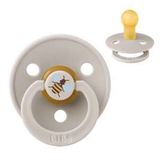 Bibs Rund Colour Napp - strl. 1 - naturgummi - Studio - Bumblebee - Svamp