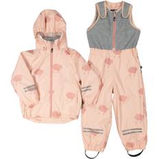 Regnkläder Fodrat Moln Rosa 110/116
