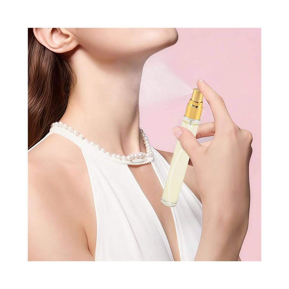 18pcs Glass Atomizer Bottles 10ml - Refillable Travel Perfume Spray ,Refill Bottlese for Perfume Samples Decanting