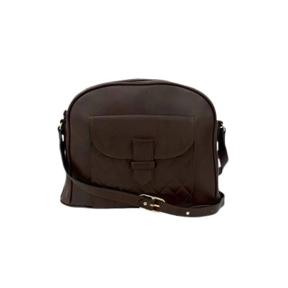Yves Saint Laurent Vintage Pre-owned Læder Crossbody Taske - Vintage - Dame - Brun - ONE SIZE - Læder