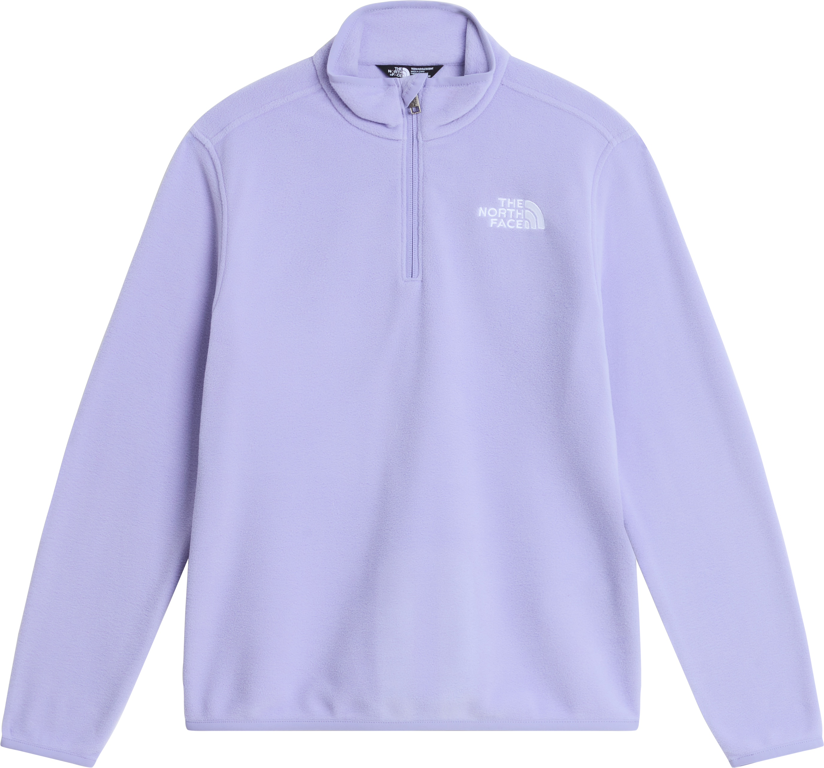 The North Face Teens' Glacier 1/4 Zip Pullover Pale Plum, XXL