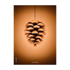 Brainchild Plakat - Kogle/Brun Baggrund - 70x100 cm