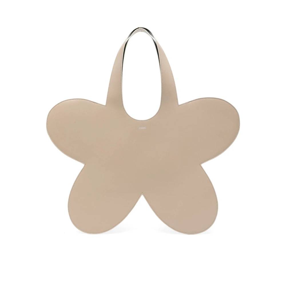 Coperni Blomstertaske - Tasker - Dame - Beige - ONE SIZE - Læder