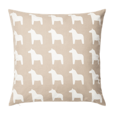 Åhléns Home Kuddfodral DALAHÄST 50x50 cm Kuddar Beige ONESIZE