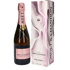 Champagne Moet & Chandon Brut Imperial Rose End of Year Limited Edition in Giftbox