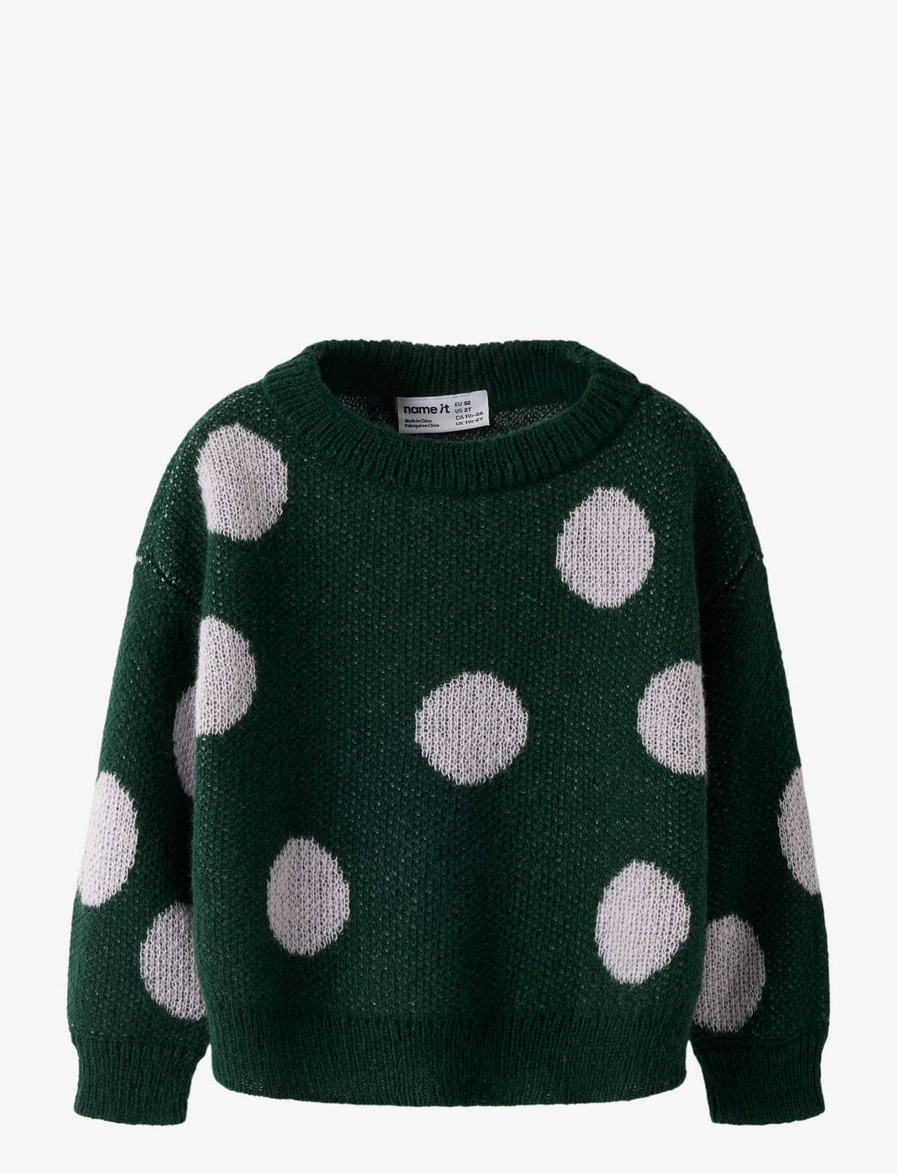 name it Nmfolisa Ls Knit Bf - Green - 104