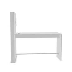 Konferencebord Media Wall, Farve White / White