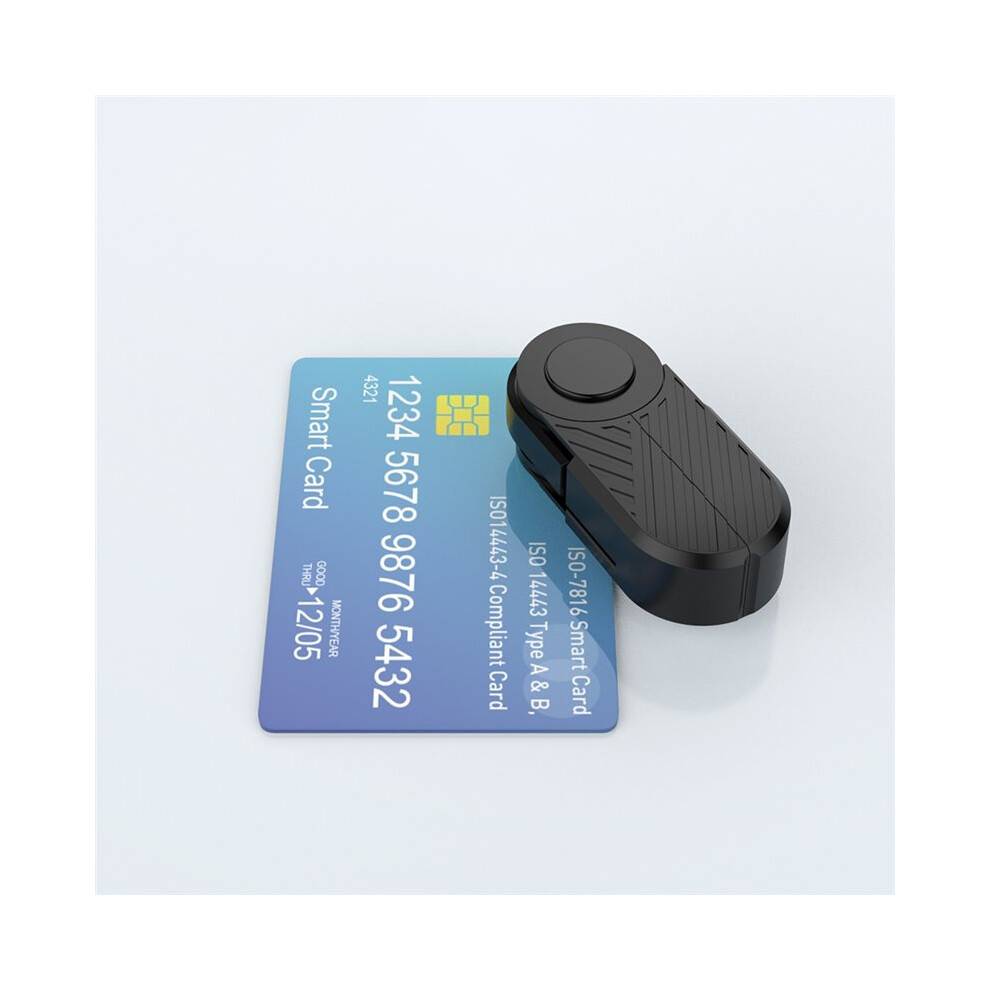 Portable USB Card Reader Type-C for SIM, ID, and ATM Cards with Digital Certificate Security