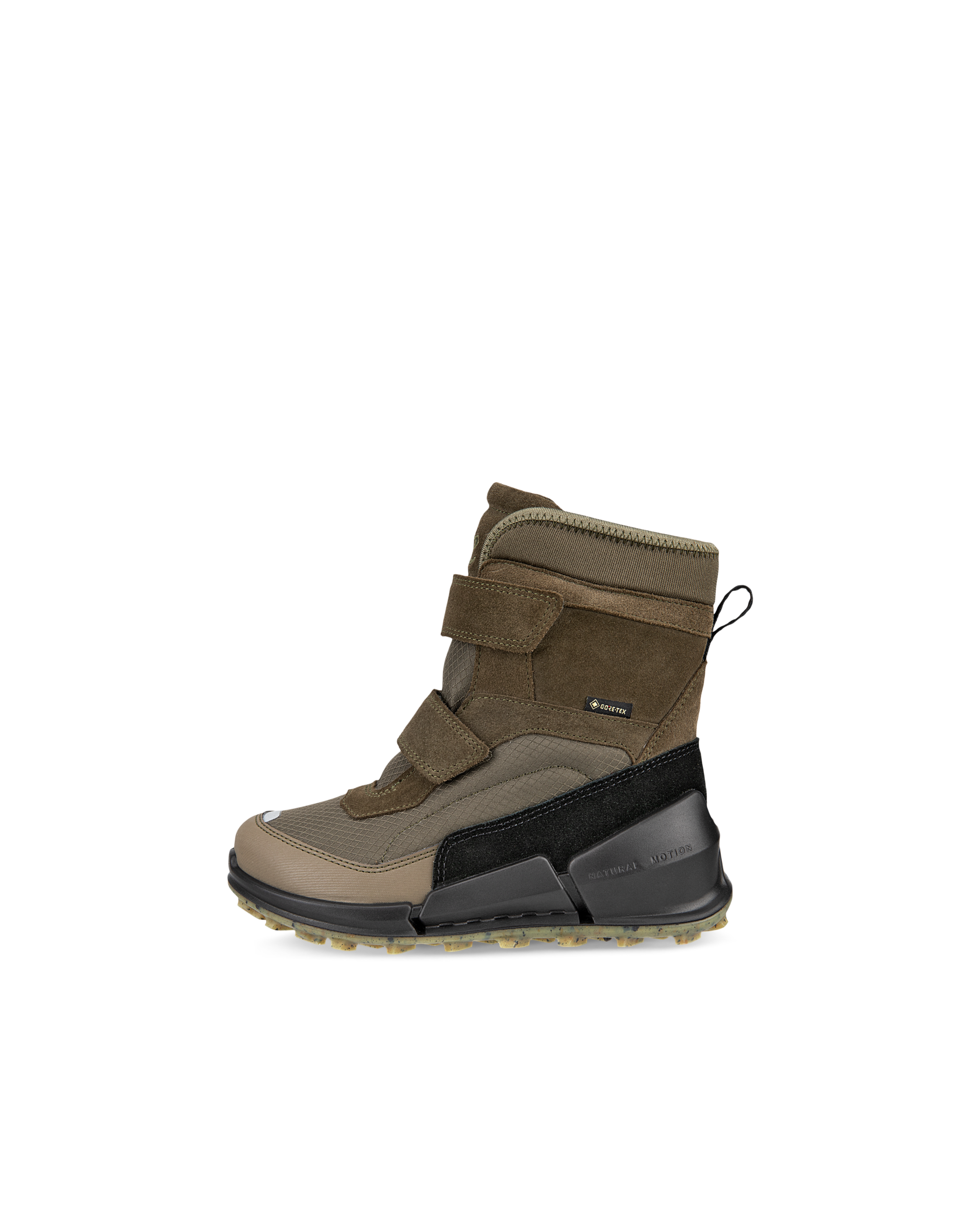 ECCO BIOM K2 - Gore-Tex sneakerstøvle i ruskind til børn - Grøn - 33- Gore-Tex