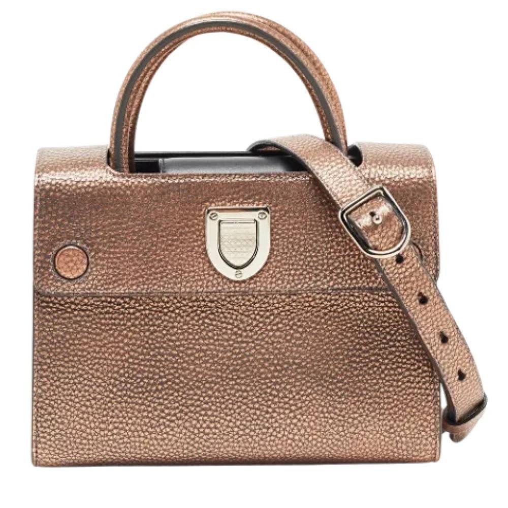 Dior Vintage Pre-owned Laeder totes - Vintage - Dame - Brun - ONE SIZE - Læder