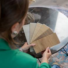 Luksus vinylgulv farveprøver