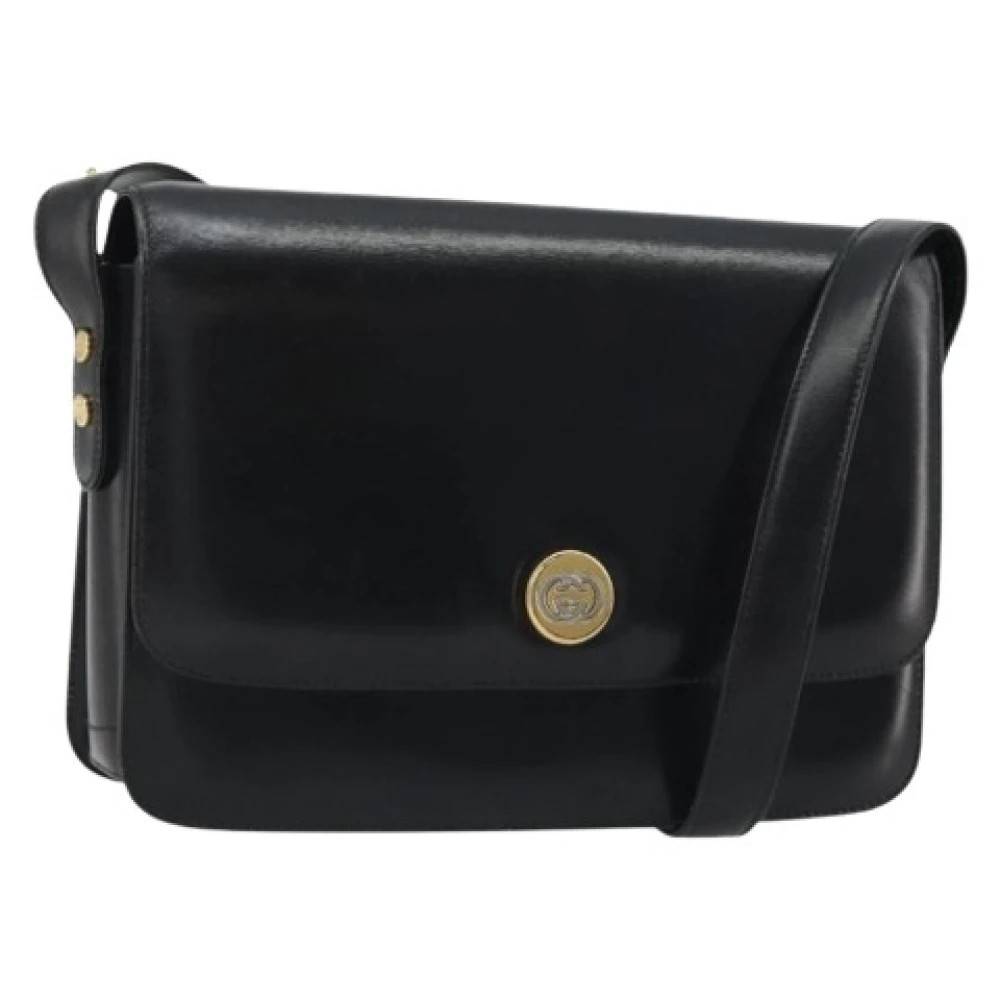 Gucci Vintage Pre-owned Vintage Crossbody Bag - Vintage - Dame - Sort - ONE SIZE - Uld
