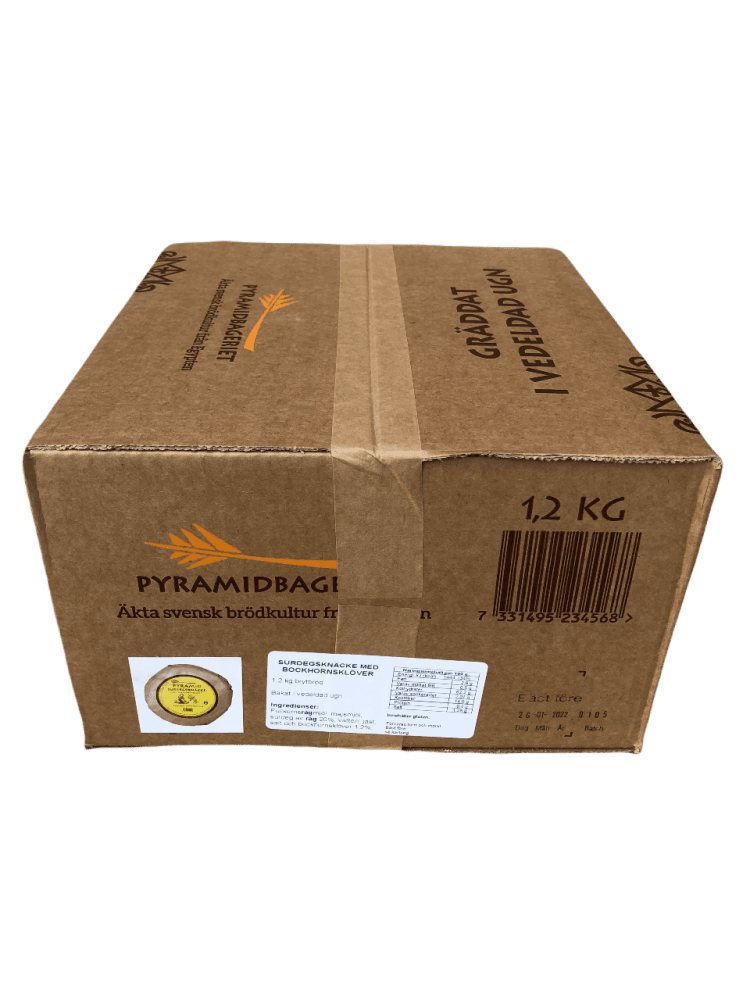 Pyramidbageriet - Brytbröd Surdegsknäcke med bockhornsklöver (Runda Stora) 1200 g