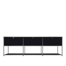 USM - USM Haller 2 Sideboard, USM Ruby Red - Sideboards - Röd - Metall