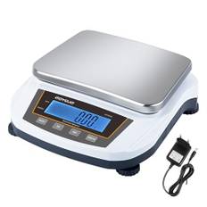GOYOJO Laboratorievåg 5 000 g x 0,01 g högprecisions elektronisk digital precision analytisk våg smycken våg kök vetenskaplig våg