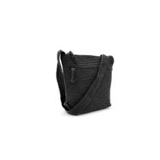 Ceannis Crossbody Crochet Body Bag Black