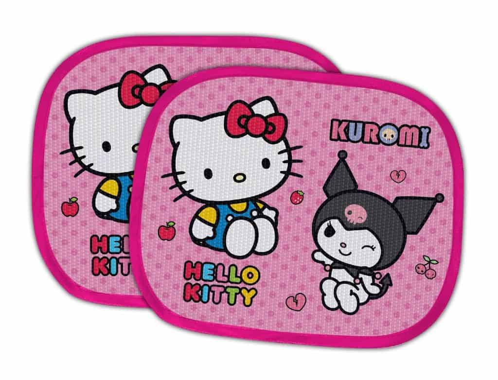 Hello Kitty Kuromi solskydd för bilfönster, 2-pack