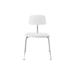 KEVI® 2060 Stabelstol, Hvid/krom.