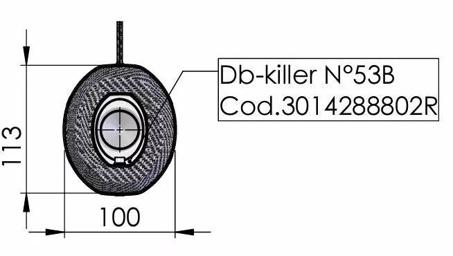 LEOVINCE DBKILLER 53B 3014288802R