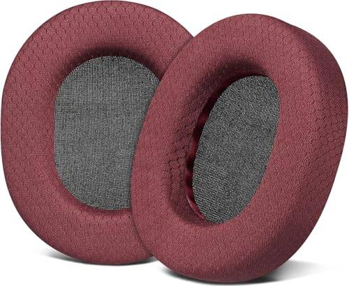 SOULWIT Öronkuddar ersättning för SteelSeries Arctis 1/3/5/7/7+/7P/7P+/7X/7X+/9/9X/Pro/Prime (Passar Inte Någon Arctis Nova) Headset, Öronkudde Kuddar med brusisolerande skum-Bourgogne