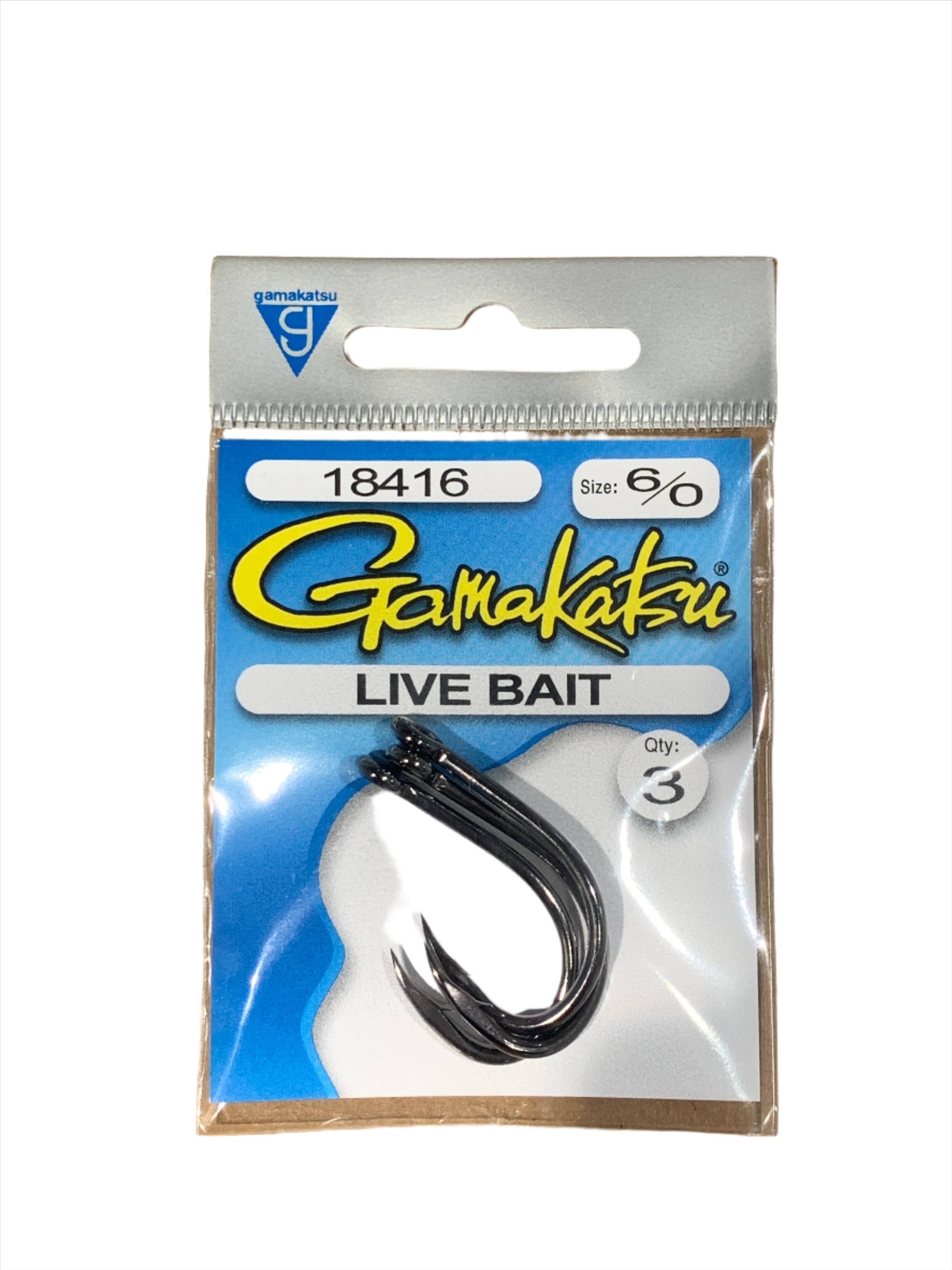 Gamakatsu Live Bait Fish Hooks - 5/0