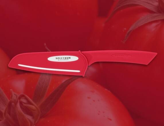 12,5 cm Santokukniv;Red; Spectrum