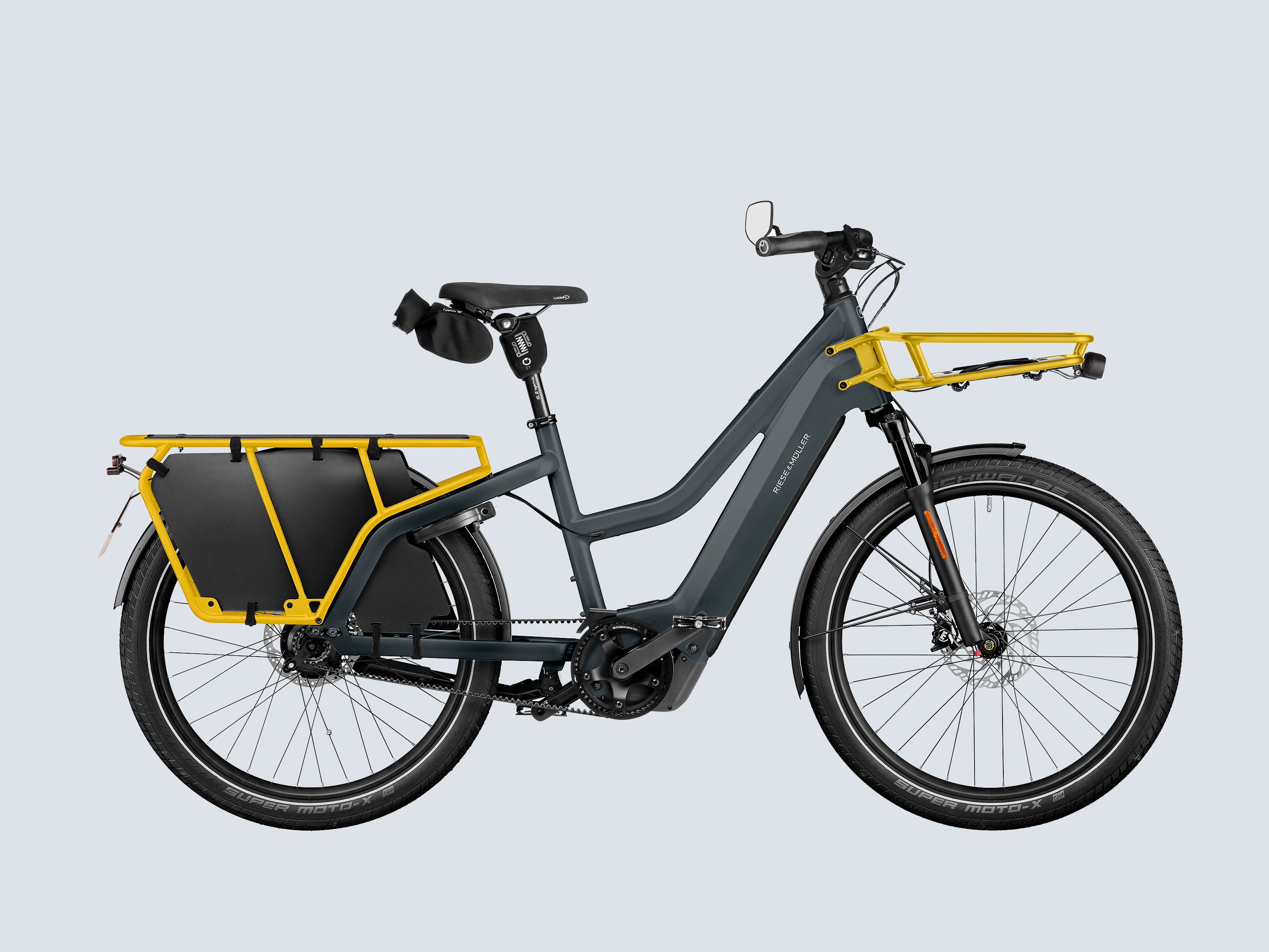 Riese & Müller Multicharger3 Mixte Rohloff HS - Utility Grey/Curry Matt / 51 cm (175-200 cm)