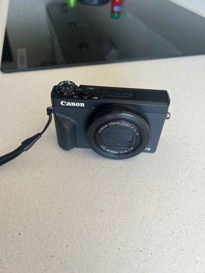 Canon Powershot G7 X Mark III Svart