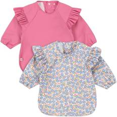 Konges Sløjd 2 Pack Dinner BIB With Sleeves AND Frill - M00128 Savlesmække hos Magasin