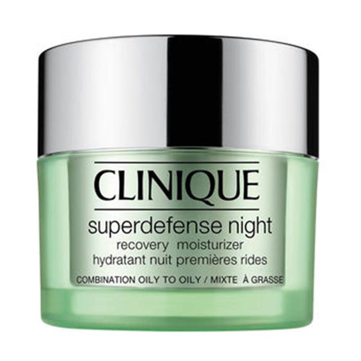 Clinique Superdefense Notte, Senza Profumo, Idratante, Notte, Crema, Per il Viso, 50 ml