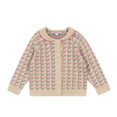 Konges Sløjd Cardigan - Strik - Uld/Akryl - Rose - Konges Sløjd - 1½ år (86) - Cardigan