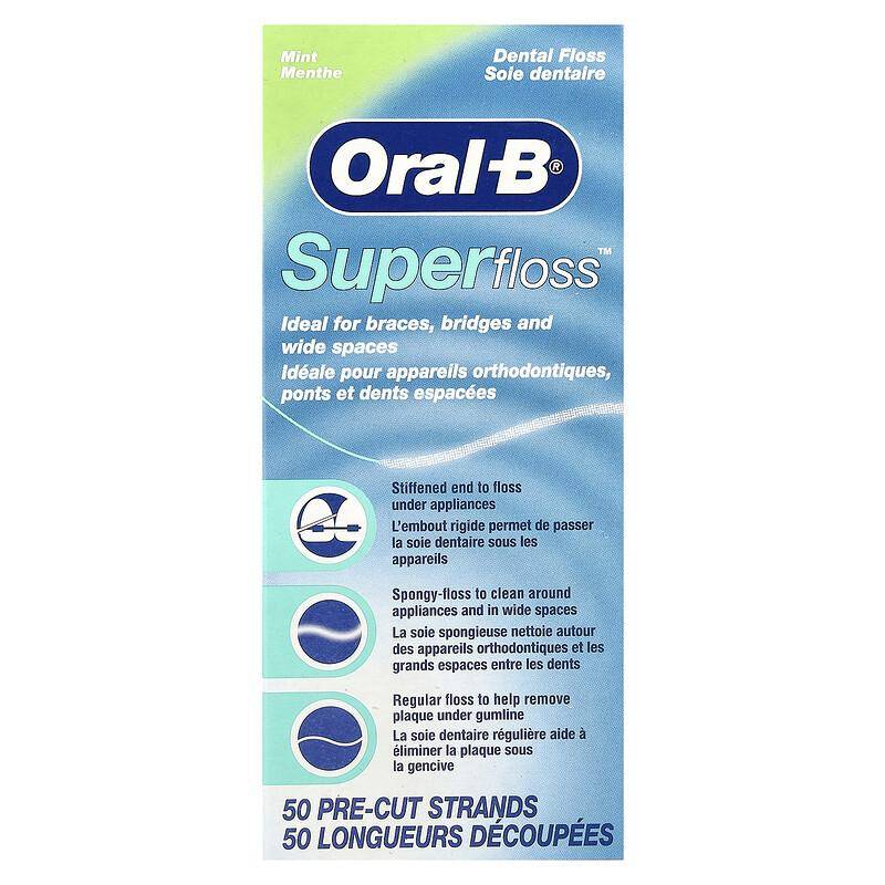 Super Floss™, Mynta, 50 Förklippta Trådar
