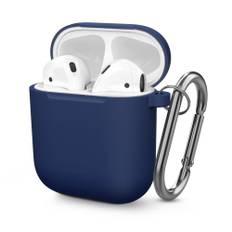 Apple AirPods 2019-2016 - Silikone cover til opladerbox - Mørkeblå